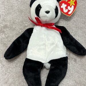 Ty Beanie Babies Panda Plush